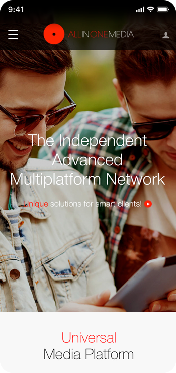 All in One Media advertising platform — a-m01