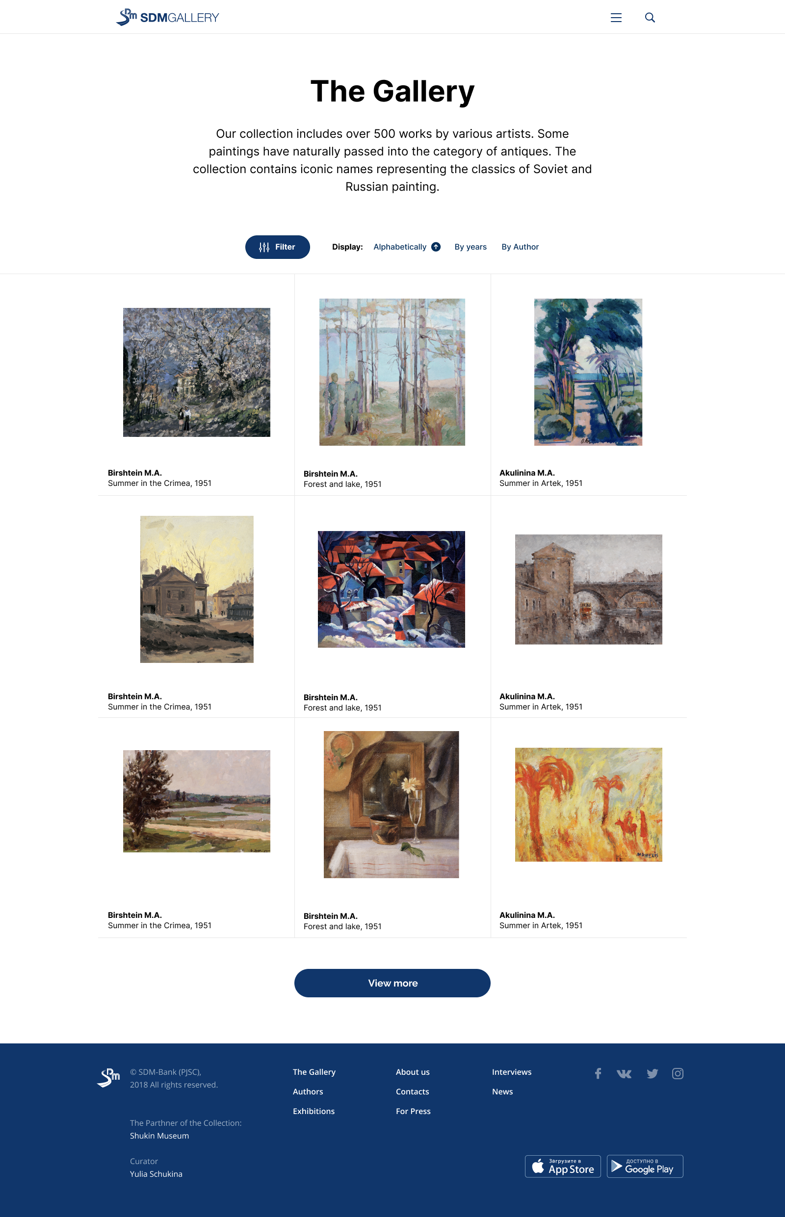 Virtual art gallery experience — Frame 3-1