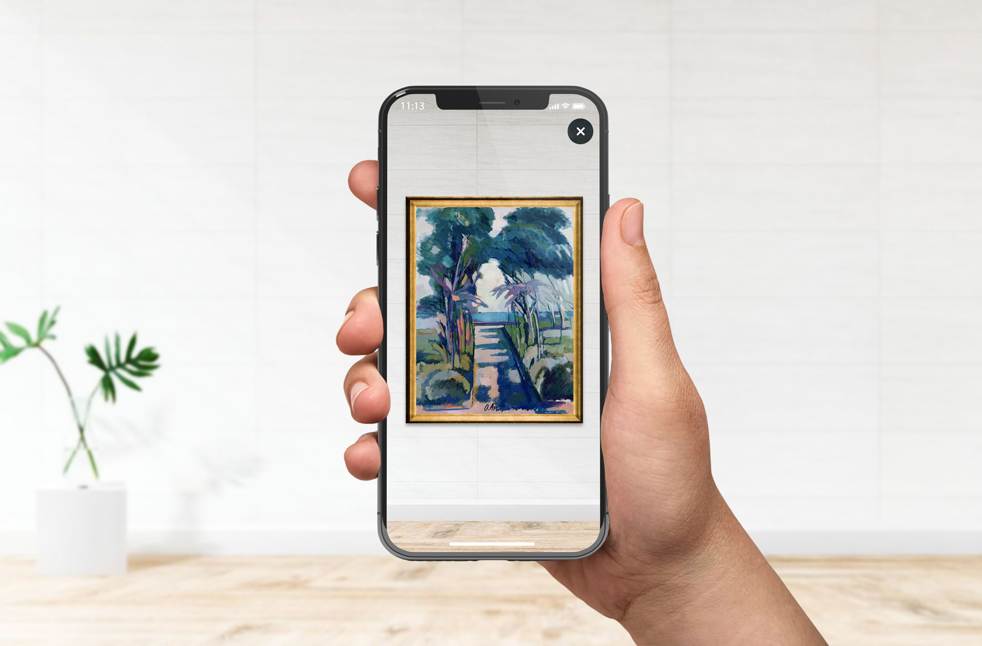 Virtual art gallery experience — ar-1900-850