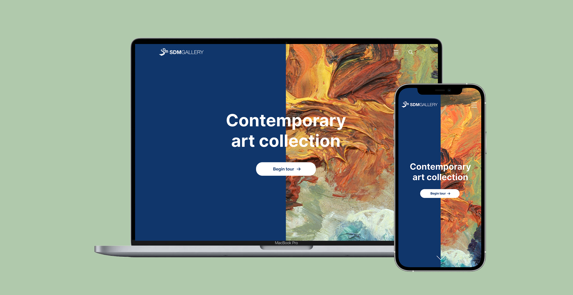 Virtual art gallery experience — art-g-cov