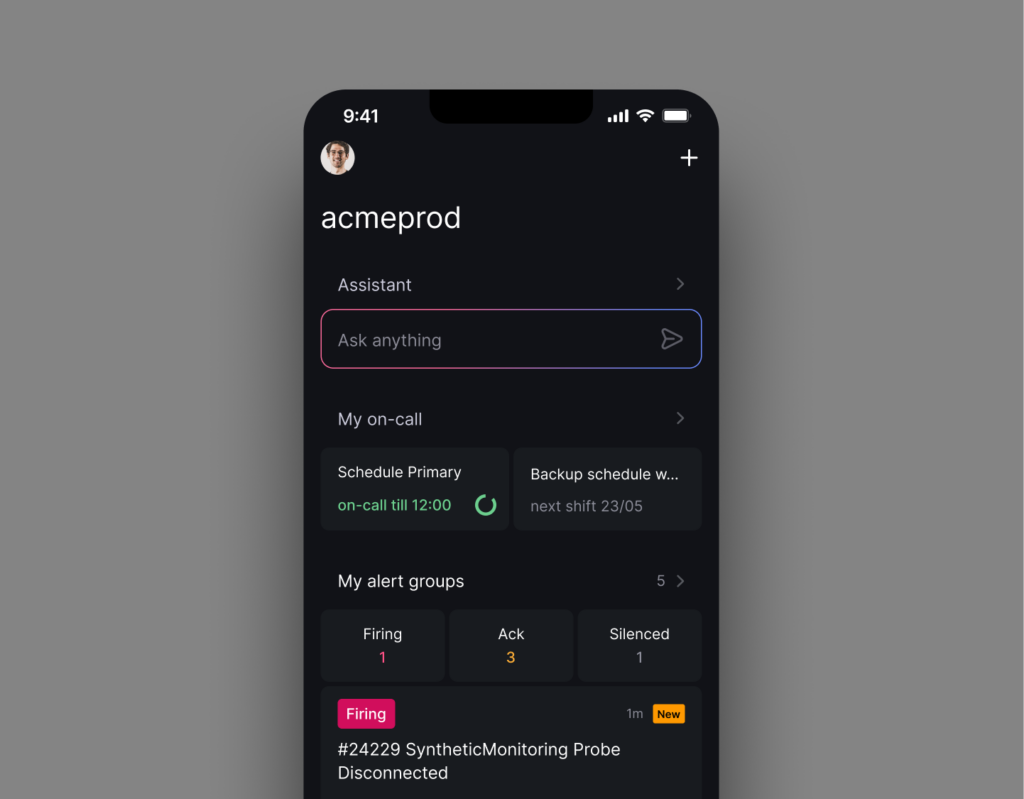 Grafana mobile app